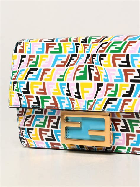 fendi colorful bag swate leather|fendi baguette.